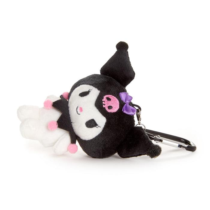 Hello Kitty Kuromi Plush Mascot Carabiner Czarne | PL_HK80899