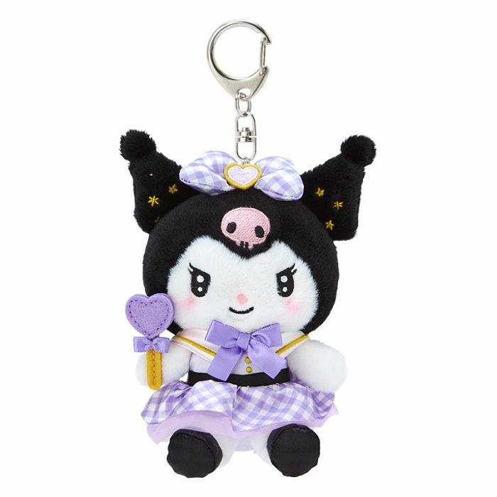 Hello Kitty Kuromi Plush Mascot Keychain (Love You More Series) Fioletowe | PL_HK12117