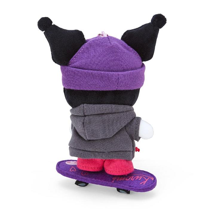 Hello Kitty Kuromi Plush Mascot Keychain (Sk8r Squad Series) Fioletowe Szare | PL_HK91025