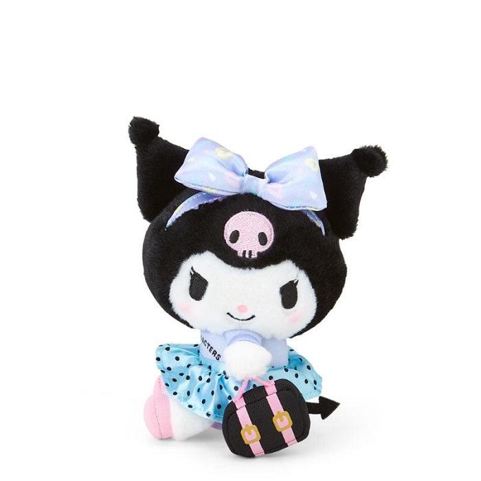 Hello Kitty Kuromi Plush Mascot Keychain (Day at the Funfair Series) Niebieskie Czarne | PL_HK44415