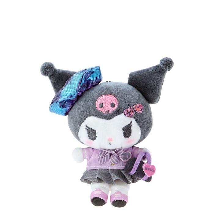 Hello Kitty Kuromi Plush Mascot Keychain (Sanrio Academy Series) Szare | PL_HK89422