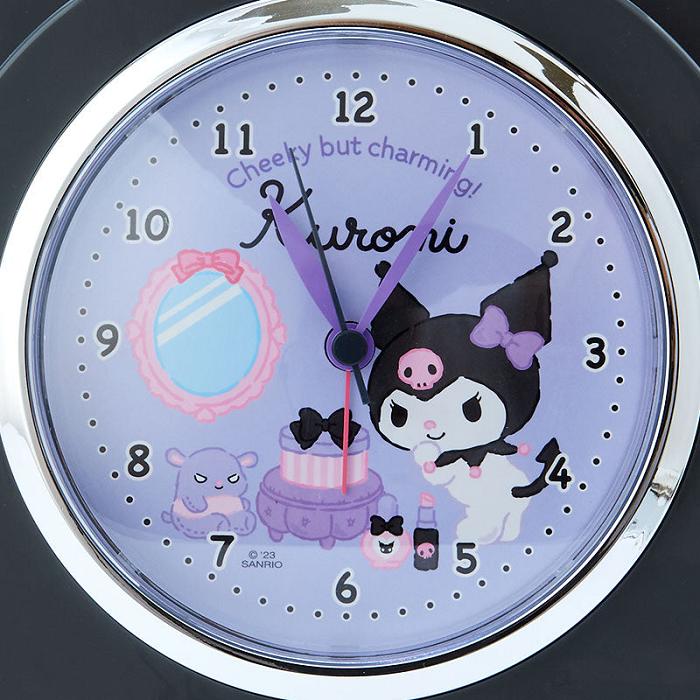 Hello Kitty Kuromi Snooze-n-Stop Talking Alarm Clock Czarne | PL_HK23673