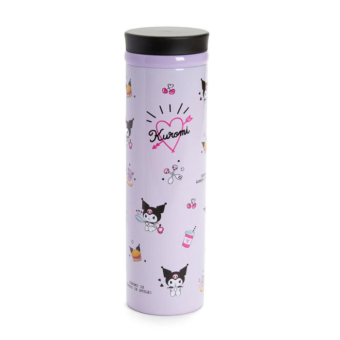 Hello Kitty Kuromi Stainless Steel Bottle Fioletowe | PL_HK43259