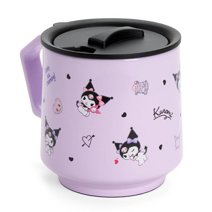 Hello Kitty Kuromi Stainless Steel Mug Fioletowe | PL_HK53627