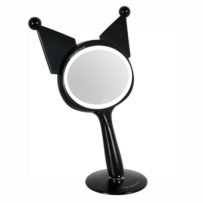 Hello Kitty Kuromi x Impressions Vanity LED Handheld Mirror Czarne | PL_HK82830