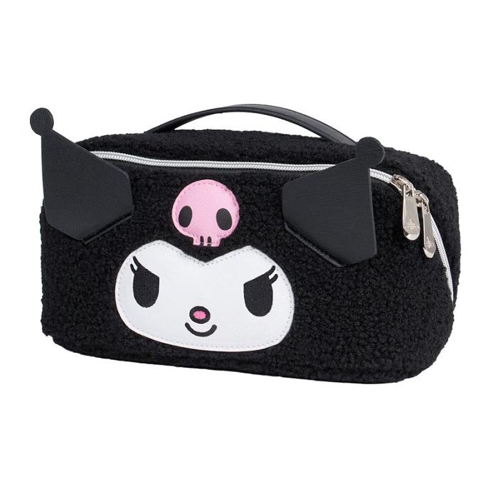 Hello Kitty Kuromi x Impressions Vanity Unfold Travel Bag Czarne | PL_HK13329