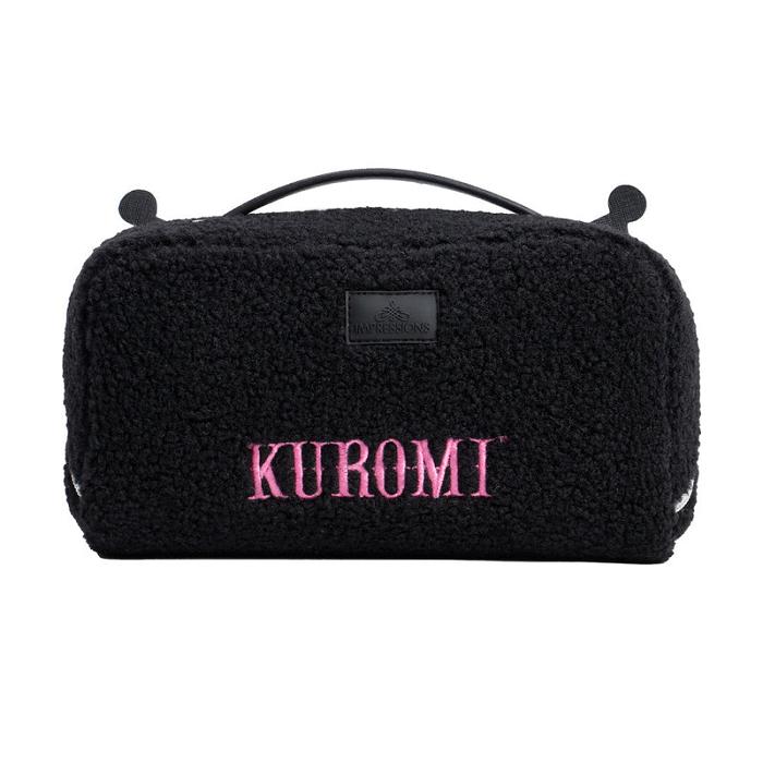 Hello Kitty Kuromi x Impressions Vanity Unfold Travel Bag Czarne | PL_HK13329