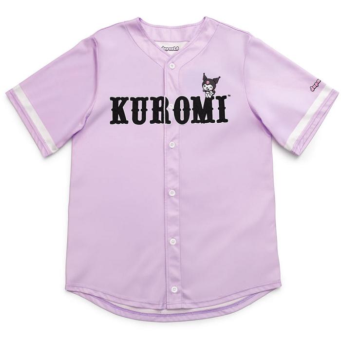 Hello Kitty Kuromi x JapanLA Baseball Jersey Fioletowe | PL_HK71304