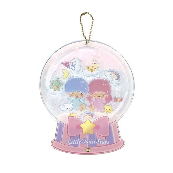 Hello Kitty LittleTwinStars Acrylic Keychain and Stand (Furry Friends Series) Różowe | PL_HK47990