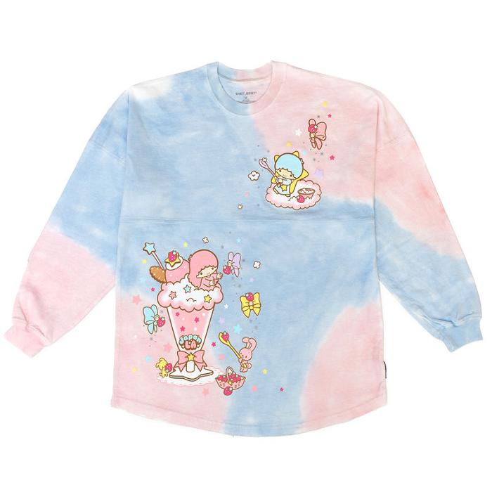 Hello Kitty LittleTwinStars JapanLA Parfait Tie-dye Spirit Jersey Kolorowe | PL_HK59475