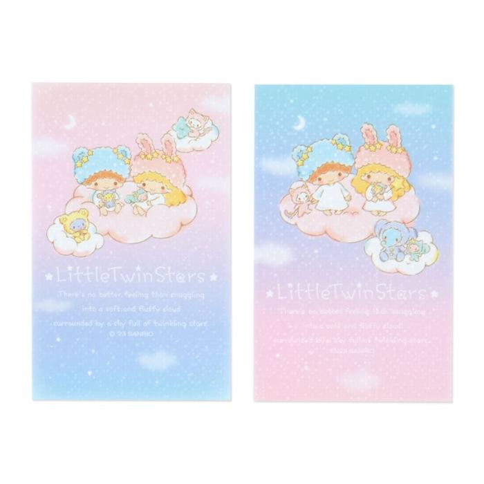 Hello Kitty LittleTwinStars Sticker Set (Fluffy Cloud Series) Różowe Niebieskie | PL_HK15400