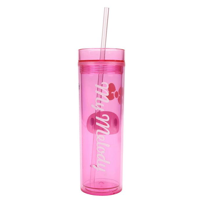 Hello Kitty My Melody 16oz Acrylic Travel Tumbler Różowe | PL_HK30768