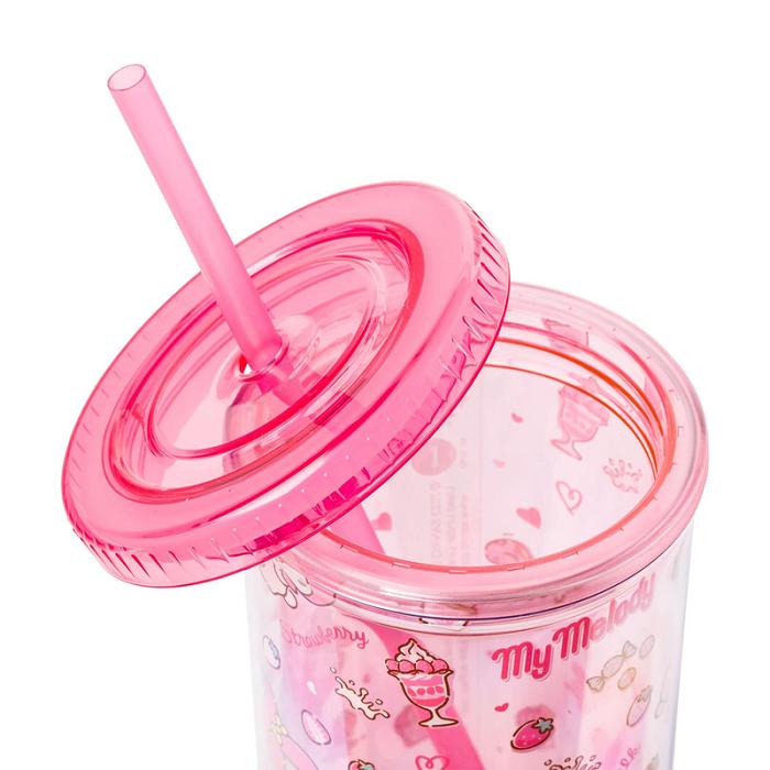 Hello Kitty My Melody 20oz Strawberry Travel Tumbler Różowe | PL_HK61778