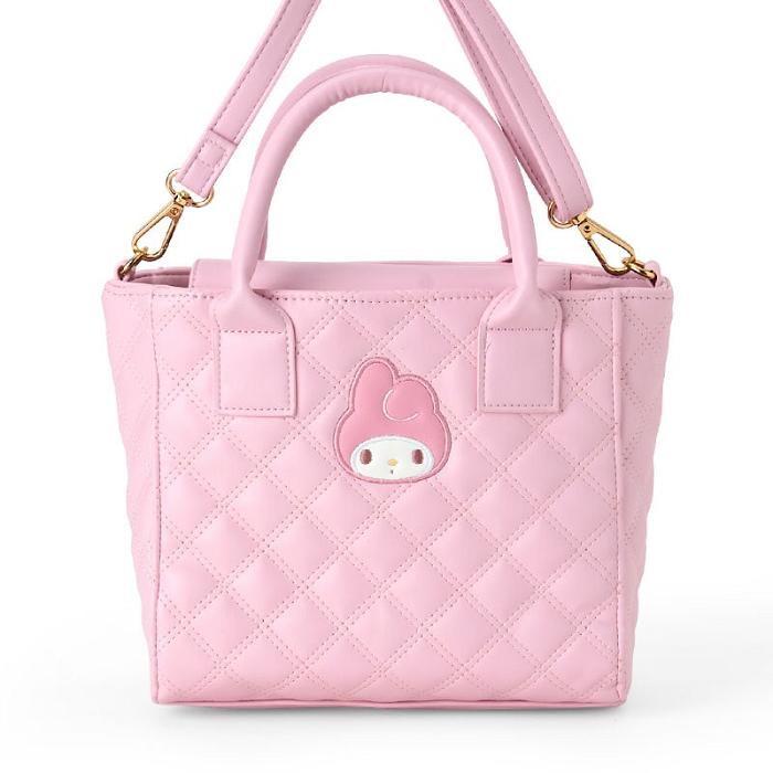 Hello Kitty My Melody 2-Way Mini Quilted Różowe | PL_HK69310