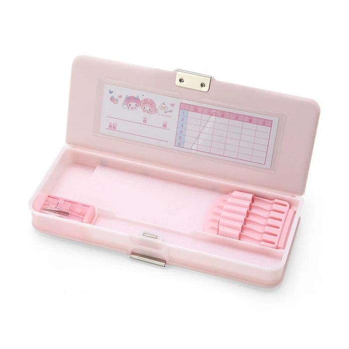 Hello Kitty My Melody 2-Way Pencil Case Różowe | PL_HK80755