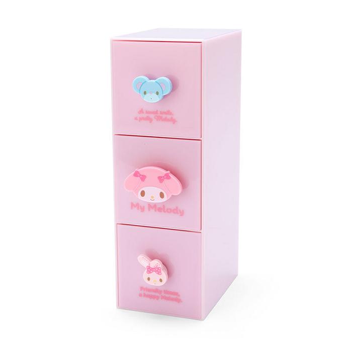 Hello Kitty My Melody 3-Tier Besties Stacking Container Różowe | PL_HK36686