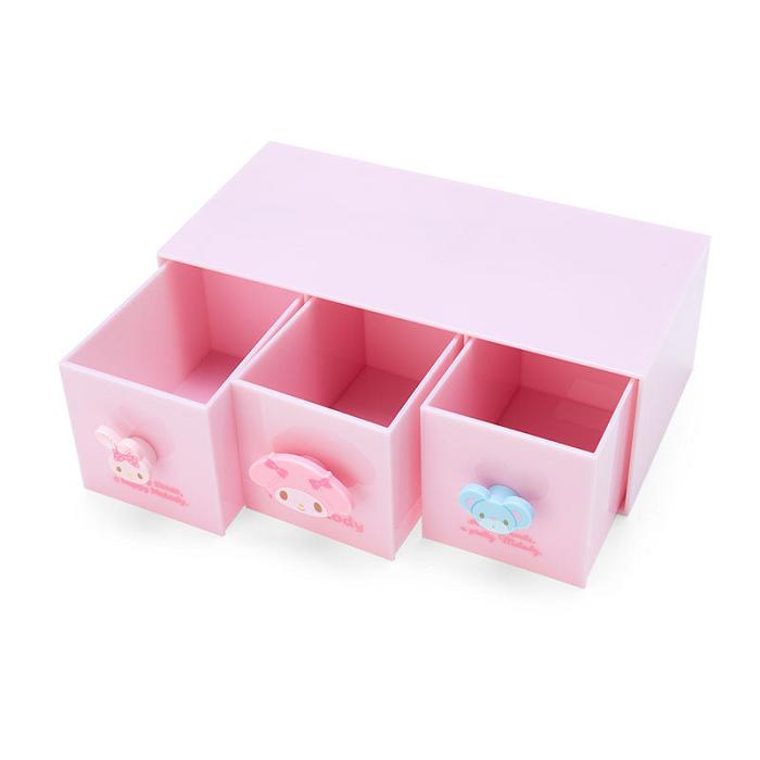 Hello Kitty My Melody 3-Tier Besties Stacking Container Różowe | PL_HK49748