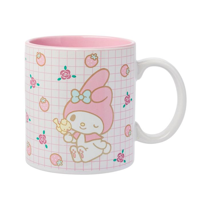 Hello Kitty My Melody All-Over Print Ceramic Mug (Sweet Things) Różowe | PL_HK93674