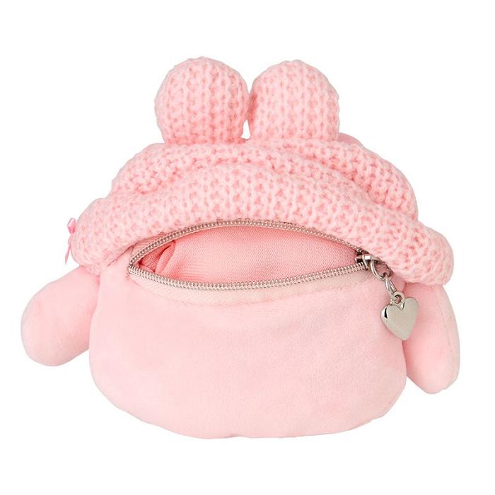 Hello Kitty My Melody Cozy Cap Mascot Clip Pouch Różowe | PL_HK72152