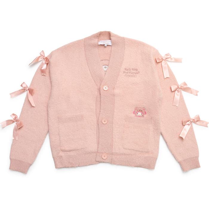 Hello Kitty My Melody Cozy Kuma JapanLA Cardigan Różowe | PL_HK86015