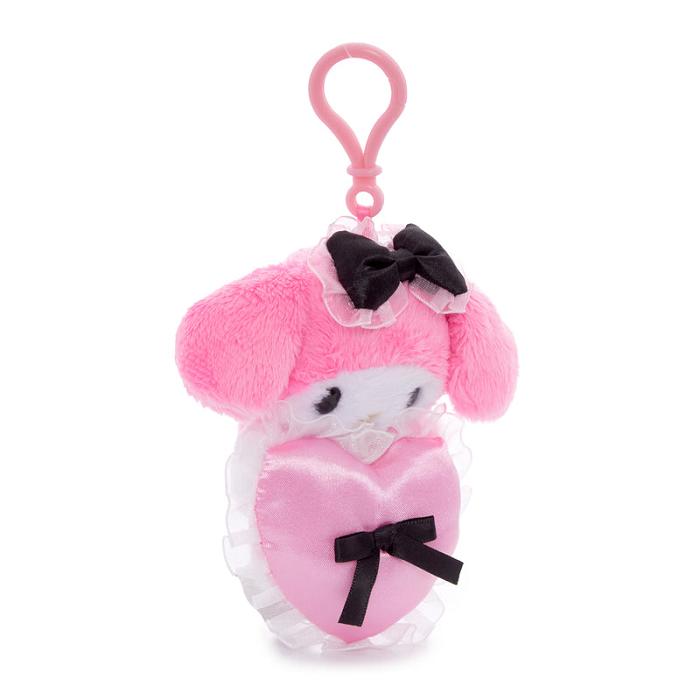 Hello Kitty My Melody Lovely Ribbons Mascot Clip Różowe | PL_HK42543