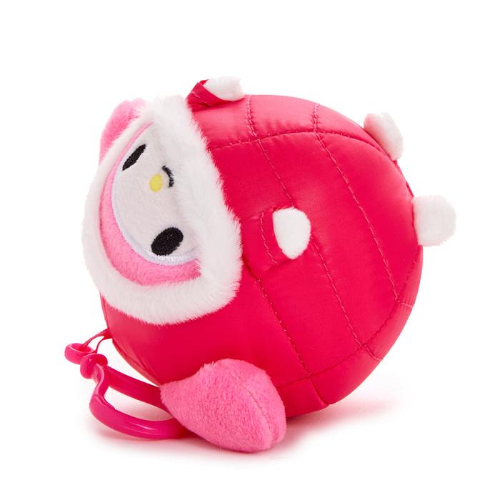 Hello Kitty My Melody Mascot Clip (Winter Puffer Series) Czerwone | PL_HK52070