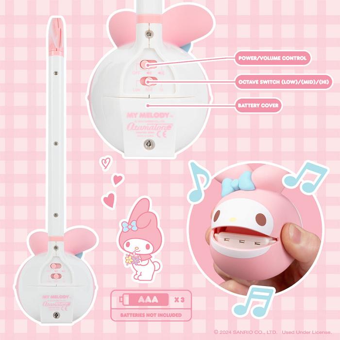 Hello Kitty My Melody Otamatone Musical Toy Różowe | PL_HK52600