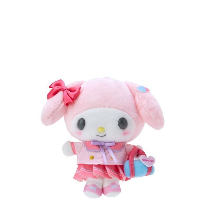 Hello Kitty My Melody Plush Mascot Keychain (Sanrio Academy Series) Różowe | PL_HK70519