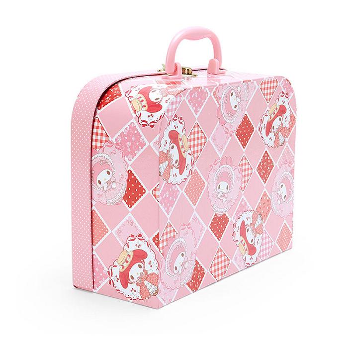 Hello Kitty My Melody Red Akamelo Storage Suitcase Różowe | PL_HK48820