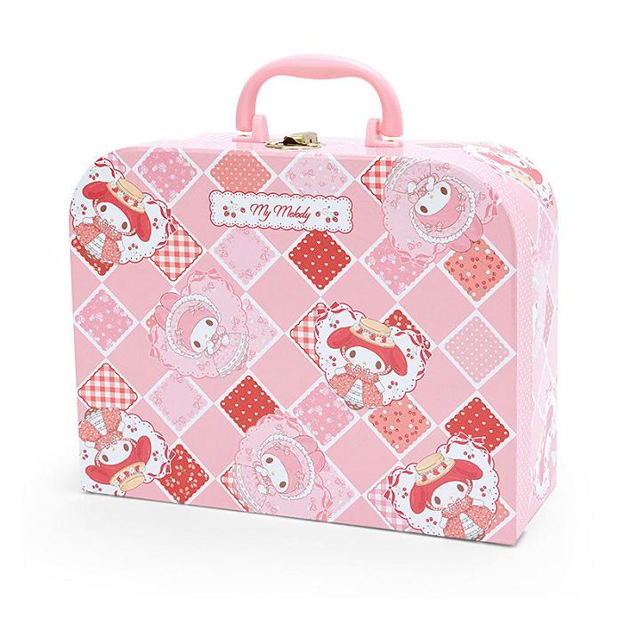 Hello Kitty My Melody Red Akamelo Storage Suitcase Różowe | PL_HK48820