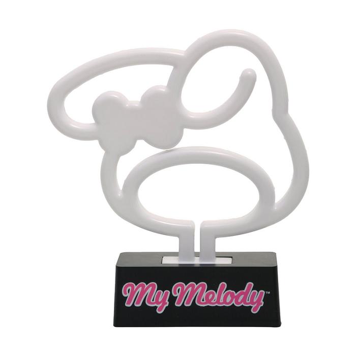 Hello Kitty My Melody Silhouette Neon Light Lamp Białe | PL_HK45964