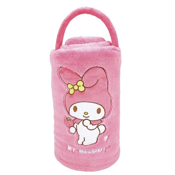 Hello Kitty My Melody SnowThrow Travel Blanket Różowe | PL_HK24921