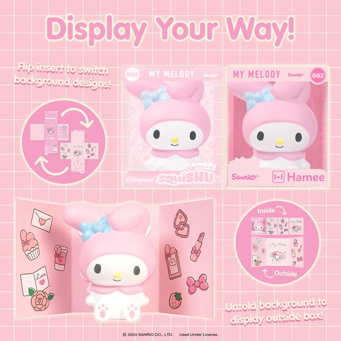 Hello Kitty My Melody SquiSHU (Series Buddy 002) Różowe | PL_HK26683