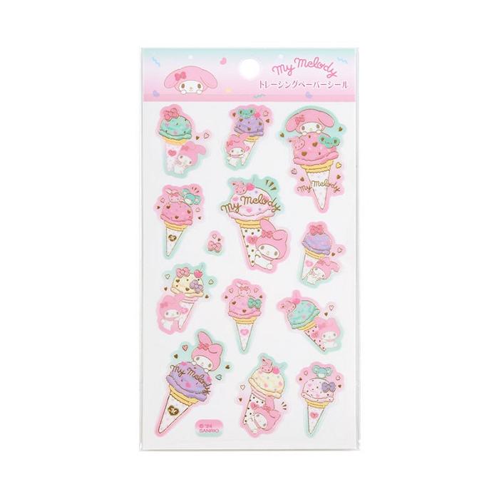 Hello Kitty My Melody Sticker Sheet (Ice Cream Party Series) Różowe | PL_HK53184