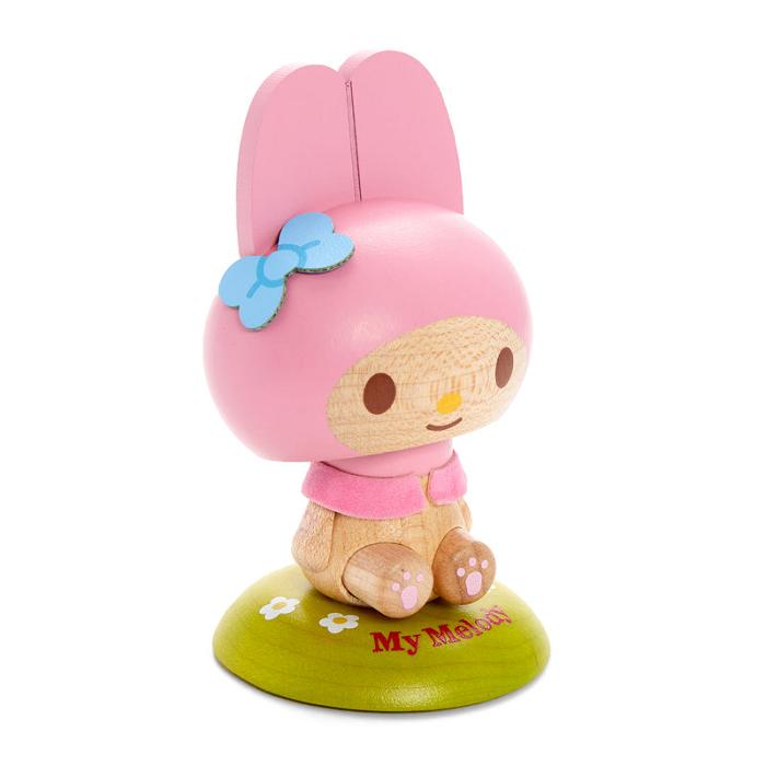 Hello Kitty My Melody Wooden Bobblehead Różowe | PL_HK90270