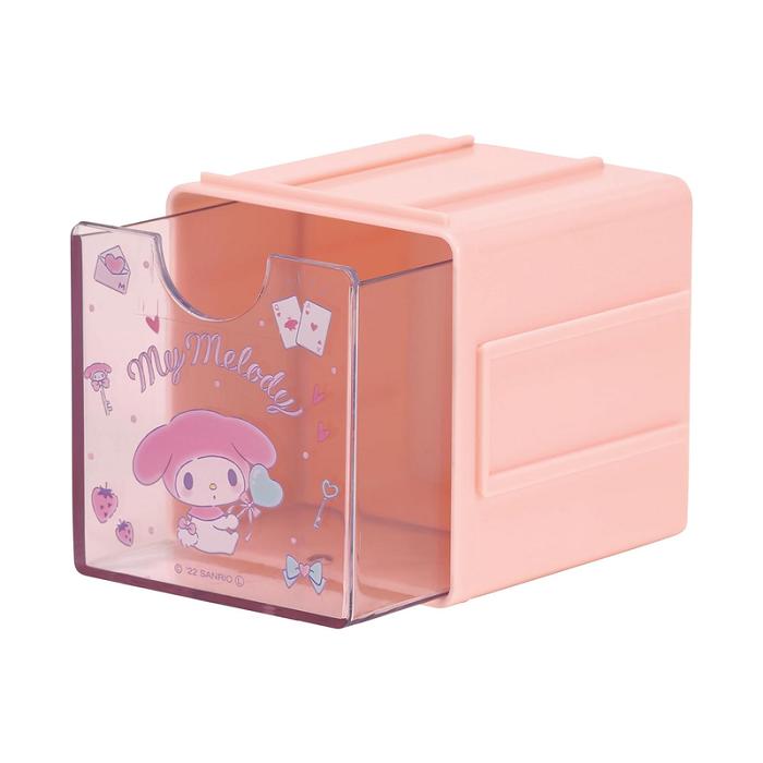 Hello Kitty My Melody & Kuromi Cubic Storage Containers (Set of 2) Różowe Pomarańczowe | PL_HK70457