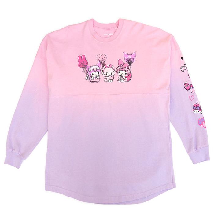 Hello Kitty My Melody & Kuromi Sleepover JapanLA Spirit Jersey Różowe | PL_HK74946