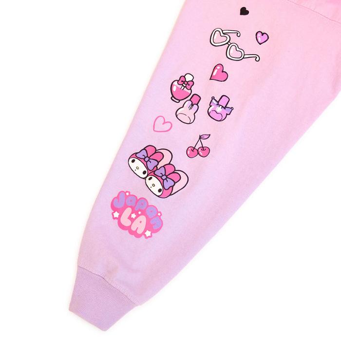 Hello Kitty My Melody & Kuromi Sleepover JapanLA Spirit Jersey Różowe | PL_HK74946