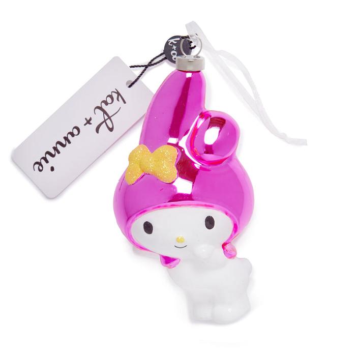 Hello Kitty My Melody x Kat + Annie Glass Ornament Różowe | PL_HK79083