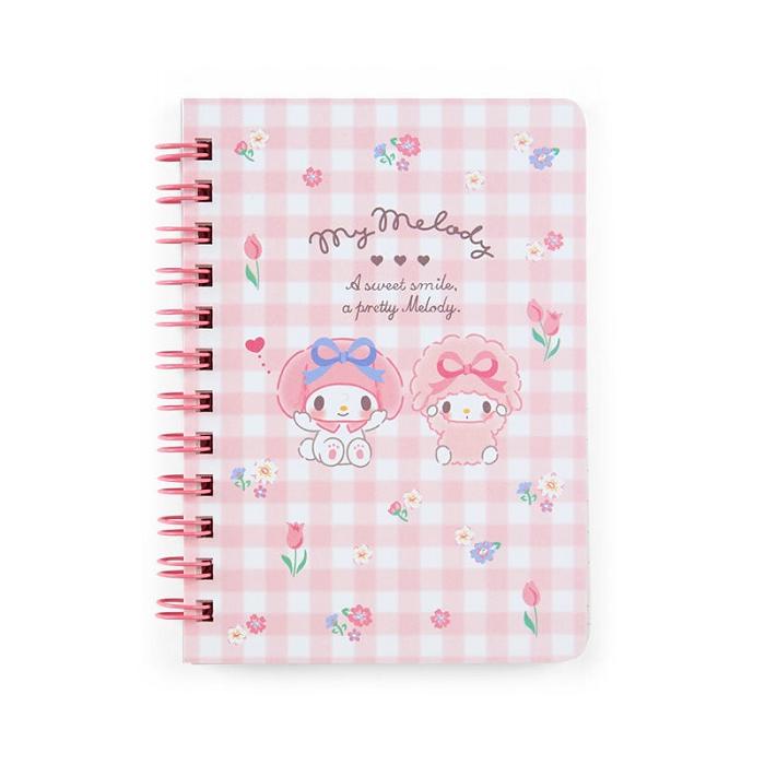 Hello Kitty My Sweet Piano Compact Ruled Notebook Różowe | PL_HK97812