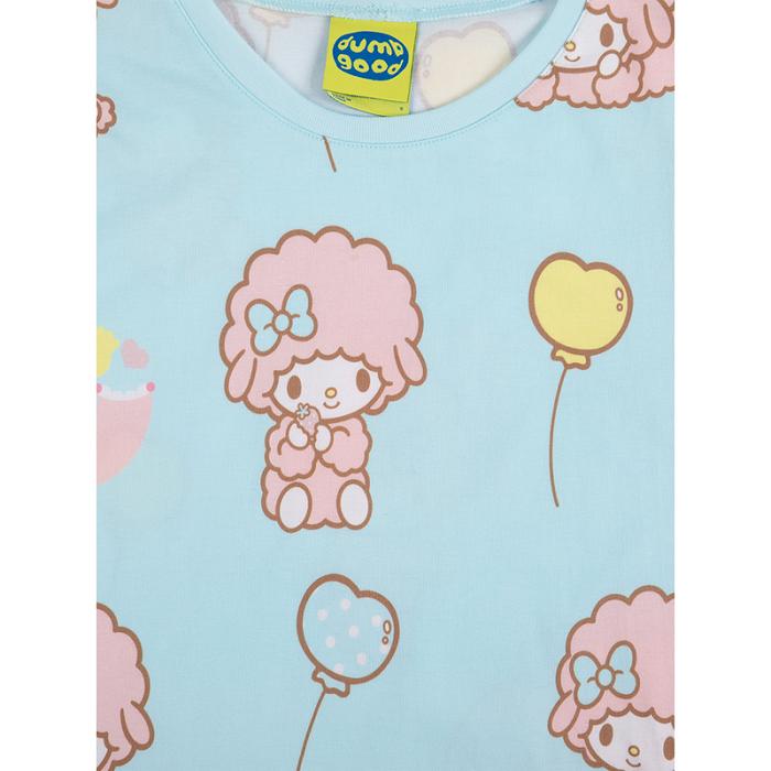 Hello Kitty My Sweet Piano x Dumbgood Baby Tee Niebieskie | PL_HK33730