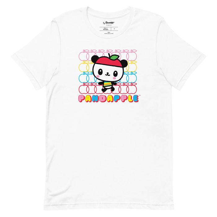 Hello Kitty Pandapple Apple Fever Tee Czarne Białe Niebieskie Zielone | PL_HK65307