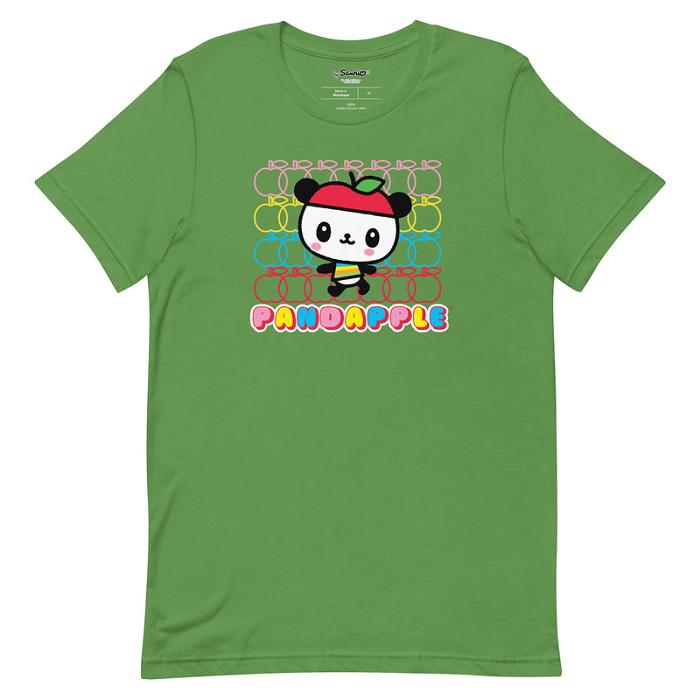 Hello Kitty Pandapple Apple Fever Tee Czarne Białe Niebieskie Zielone | PL_HK65307