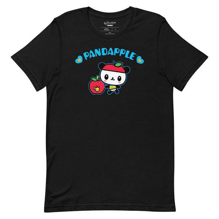 Hello Kitty Pandapple Blue Hearts Tee Granatowe | PL_HK49370