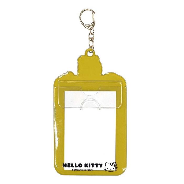 Hello Kitty PataPataPeppy ID Badge Holder (Hello, Everyone! Series) Żółte | PL_HK67191