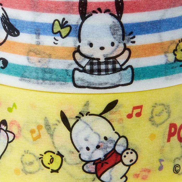 Hello Kitty Pochacco 2-Piece Washi Tape Set Żółte | PL_HK76555