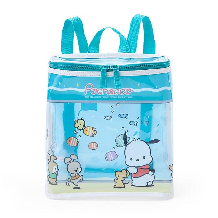 Hello Kitty Pochacco Clear View Kids Backpack Niebieskie | PL_HK58023