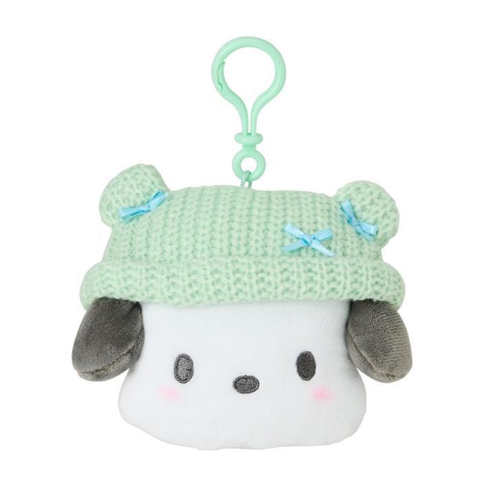 Hello Kitty Pochacco Cozy Cap Mascot Clip Pouch Zielone Białe | PL_HK32732