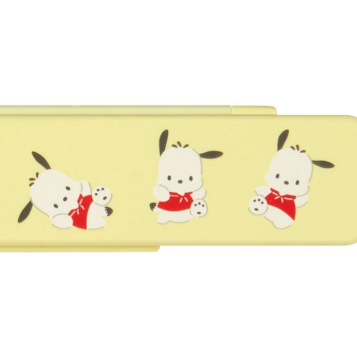 Hello Kitty Pochacco Everyday Chopsticks & Spoon Set Żółte | PL_HK56941