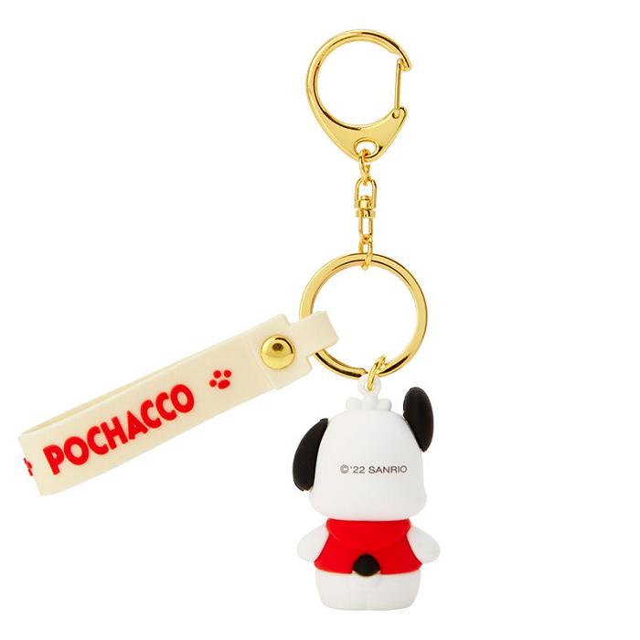 Hello Kitty Pochacco Signature Keychain Białe Czerwone | PL_HK83865